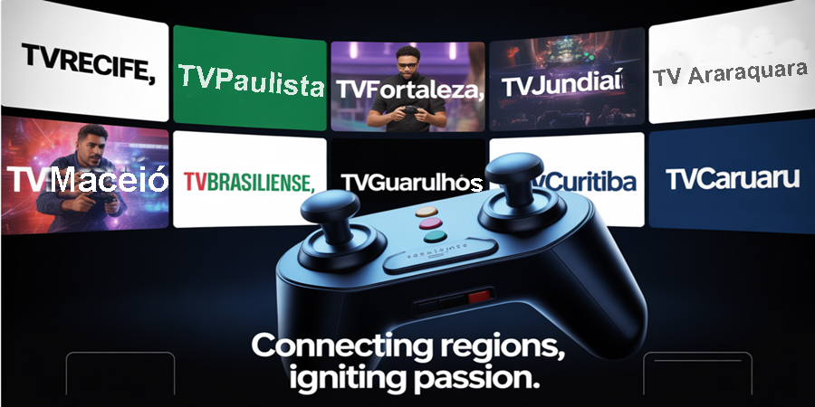 TVBR Games agora é destaque em todas as TVs em Nuvem do Brasil: uma única paixão gamer, transmitida de norte a sul./Ilustração Cortesia Editorial Ideia