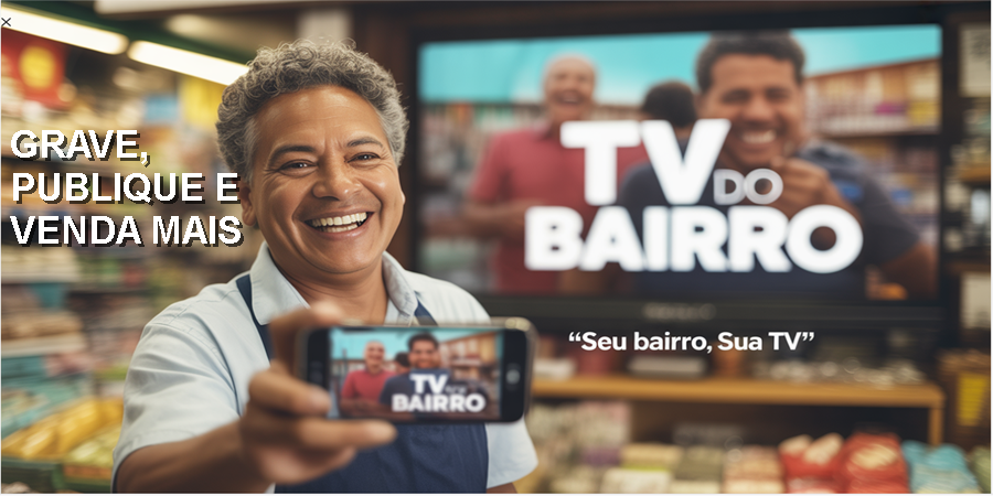 Pequenos comerciantes estão transformando o celular em ferramenta de vendas com vídeos simples e criativos exibidos/ Ideia na TV do Bairro e na TVBR.Stream./ Ideia