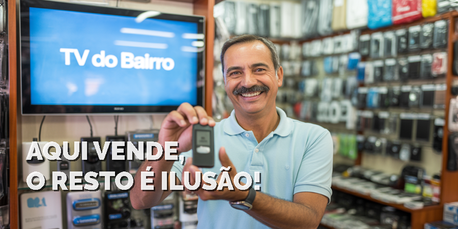 Licenciados da TV do Bairro ajudam comerciantes a promover seus negócios, fortalecendo a economia local com tecnologia de TV em nuvem. / iDEIA