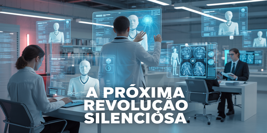 Agentes autônomos com inteligência artificial começam a realizar tarefas complexas de forma independente — uma virada tecnológica comparável à invenção do computador pessoal.
