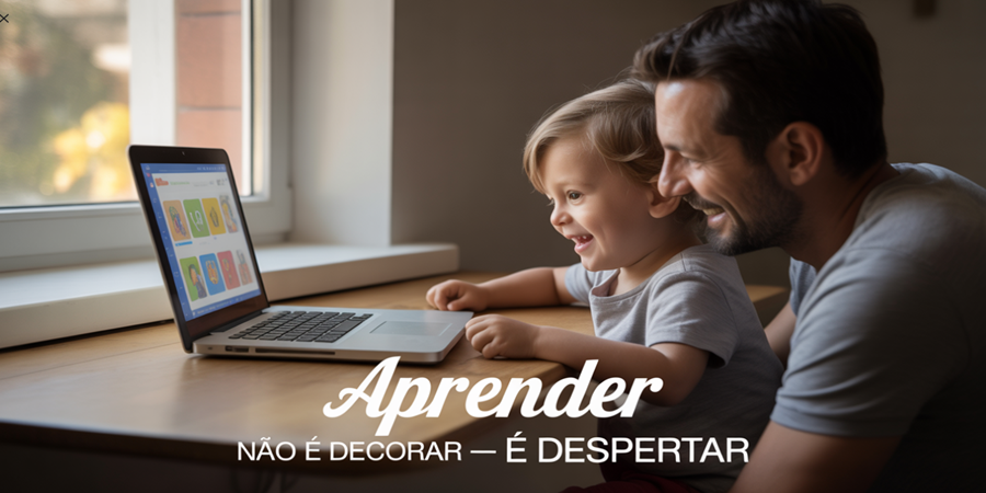 Quando pais e filhos aprendem juntos, a tecnologia vira ponte — não barreira