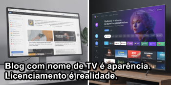 Entre parecer e ser: o licenciamento que transforma blogs em verdadeiras TVs