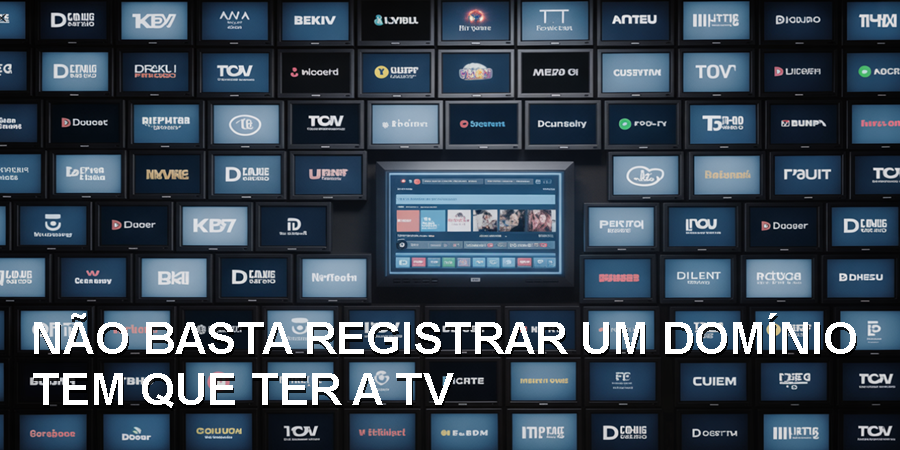 Registrar um domínio é simples. Fazer televisão exige estrutura, tecnologia e propósito.