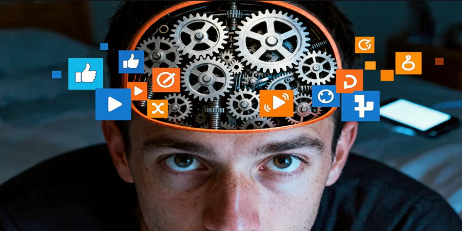 A luz azul da tela e o fluxo infinito de conteúdo estão literalmente “recabeados” nosso cérebro para o vício e a apatia.